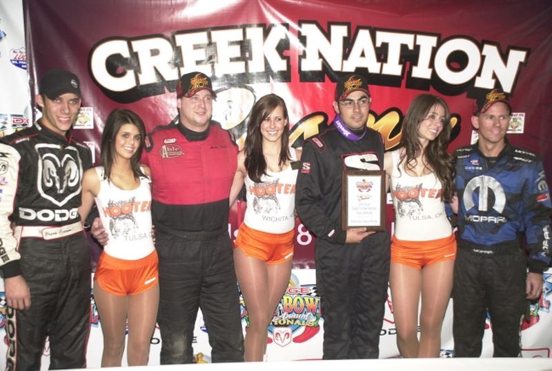 Bryan Clauson (4th) Aaron Fiscus (2nd) Josh Ford (1st) and Jerry Coons(3rd)