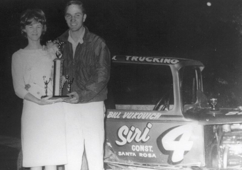 This is another picture of Billy Vucovich, I think this was his first trophy dash win, maybe?.