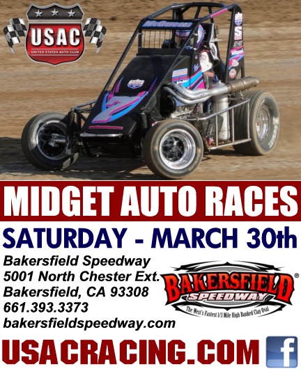 Usac Midgets This Saturday March 30th Bakersfield Speedway Page 1 Northern California Sprint Car 