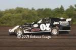 Clint Bowyer in USMTS Modified at Adams County Speedway Corning Iowa June 5 2007