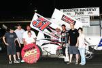 Defending ASCS Gulf South Region champion Brandon Berryman scored his first series win of the year by topping Saturday night's Sixth Annual Ronald Laney Memorial at Houston Raceway Park in Baytown, TX.