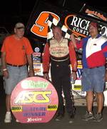 Gary Wright became the first repeat winner through four rounds of the 16th Annual Toyota Tundra ASCS Sizzlin' Summer Speedweek by wiring the field in Thursday night's 25-lap feature at Devil's Bowl Speedway in Mesquite, TX.