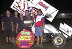 Louisiana's Jason Johnson became the third different winner in as many rounds of 16th Annual Toyota Tundra ASCS Sizzlin' Summer Speedweek action by topping Monday night's 30-lap feature at Creek County Speedway in Sapulpa, OK.