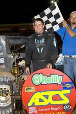 Jeremy Sherman picked off his 12th American Sprint Car Series Canyon Region 
