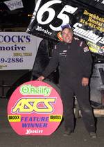 Skip Wilson of Mesquite, TX, captured his first career O'Reilly American Sprint Cars on Tour National feature win by topping Friday night's 25-lap main event at Paris Motor Speedway near Paris, TX.