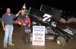 Jerrod Wilson established himself as the man to beat in I-30 Speedway's