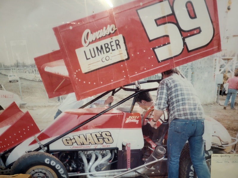 1989 Tulsa Speedway NCRA Sprinter owned by Gene and Wilma McDaniel of Owasso, OK. Driven bye Jon Werthen