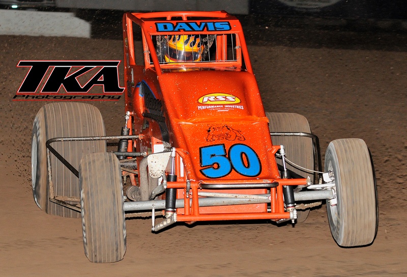 Charles Davis Jr. on the wheel in ASCS Canyon Region action