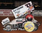 Wayne Johnson continuing his ASCS regional domination with a Lone Star Speedway score at Kilgore, Texas - Tim Aylwin photo