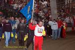 '06 Chili Bowl when Mike got to lead the Oklahoma drivers out holding the Sooner flag high !