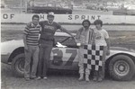 my favorite late model driver, chargin charlie swartz with a win at eldora 1979.