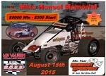 3rd Annual Mike Hensel Memorial 5K to Win    8/15/15 Fremont Speedway  -  BOSS 