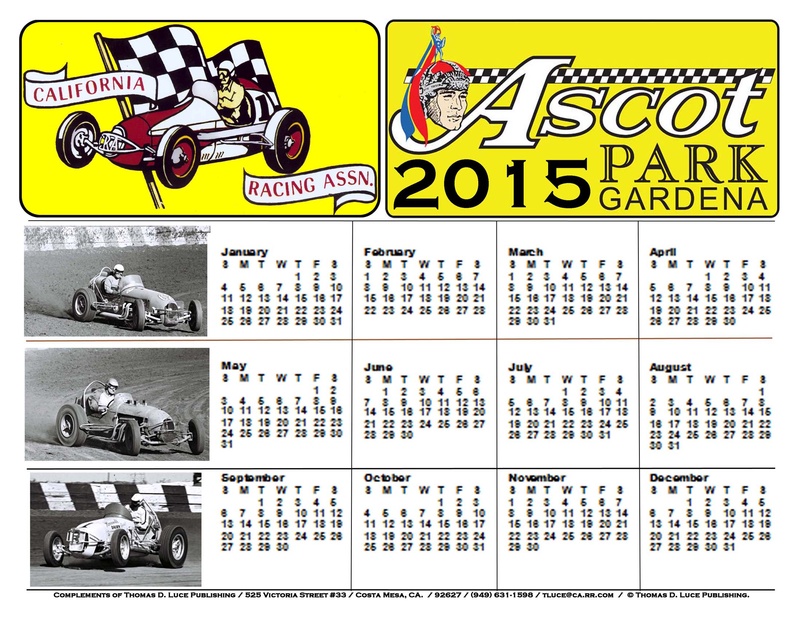 2015 Ascot Park Gardena Nostalgia Calendar