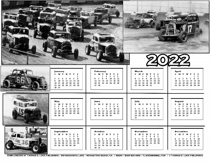 2022-California Jalopy Nostalgia Calendar