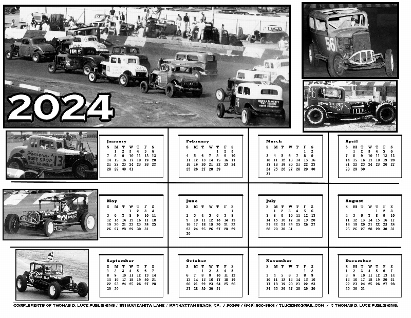 2024 California Jalopy Nostalgia Calendar