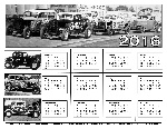 2016 California Jalopy Nostalgia Calendar